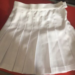 White skirt